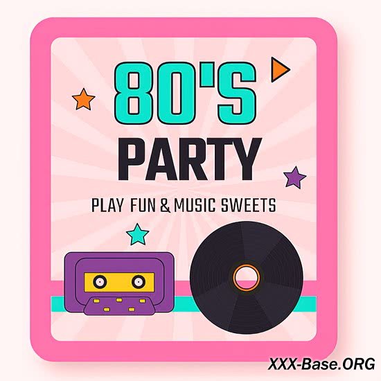 80s Party: Play Fun and Music Sweets